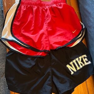 Nike Red and Black Sports Shorts - 2 pack